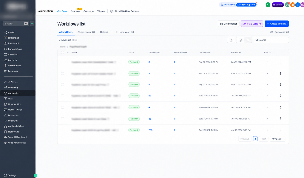 7 Published Automation Workflows Engine
