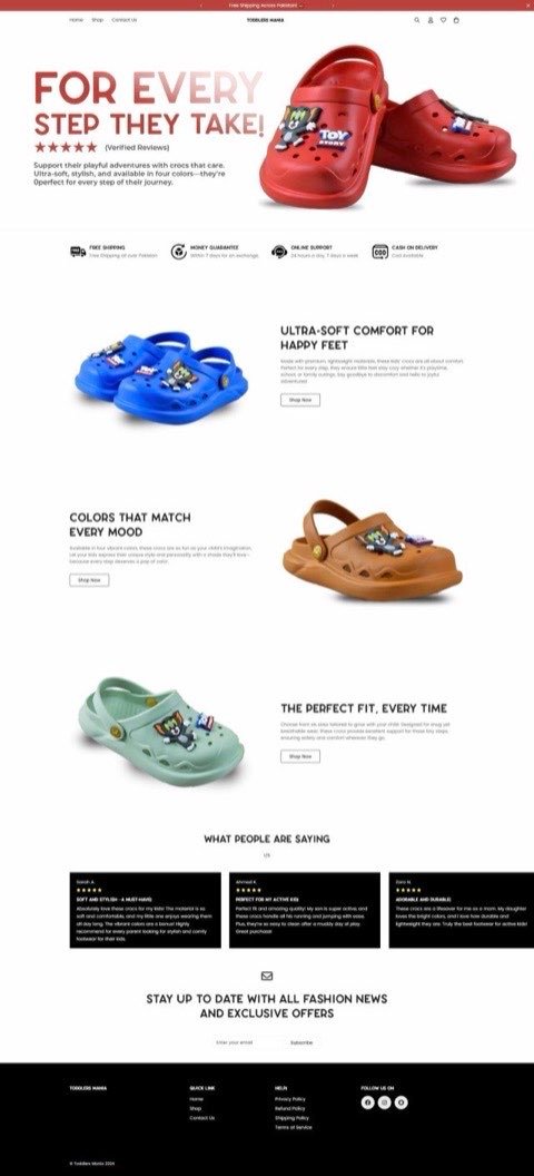 TODDLERS MANIA — Kids Ultra-Soft Crocs & Footwear Store